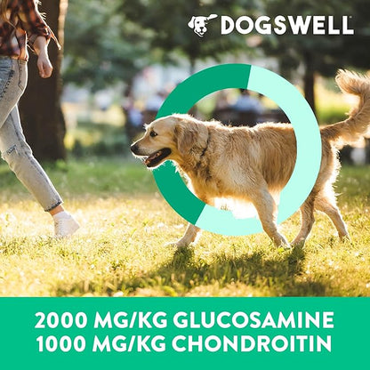 DOGSWELL 100% Grilled Meat Dog Treats, Made in The USA with Glucosamine, Chondroitin & New Zealand Green Mussel for Healthy Hips, 20 oz. Duck