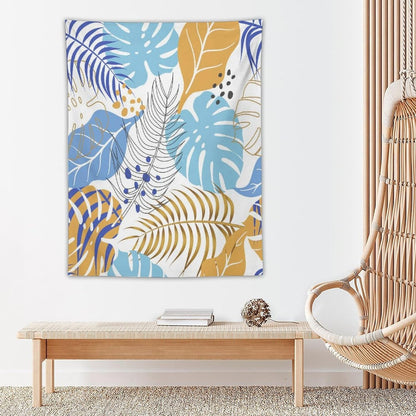 ICMOLYYENLO Tropical Palm Leaves Wall Tapestry, Wall Art for Room Decoration Beautiful Wall Hanging for Bedroom Living Room Dormitory Apartment 40x60 Inch