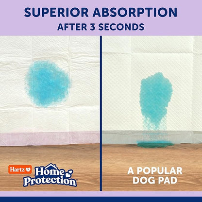 Hartz Home Protection Super Absorbent Odor Eliminating Lavender Scented No Leak Dog Pads, XXL 20 count