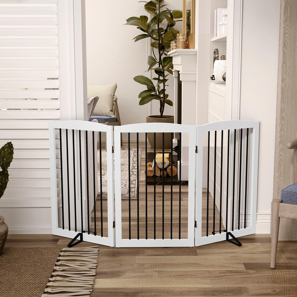 Freestanding Pet Gate for Dogs. A thoughtful pick for calmer daily routines.