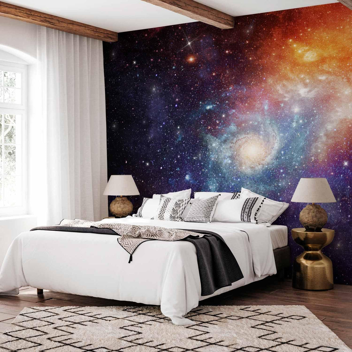 artgeist Premium Wall Mural Cosmos Galaxy 118x83 in - XXL Non-Woven Wallpaper Fleece Wall Decor Photo Print Picture Image Design Home f-C-0101-a-a