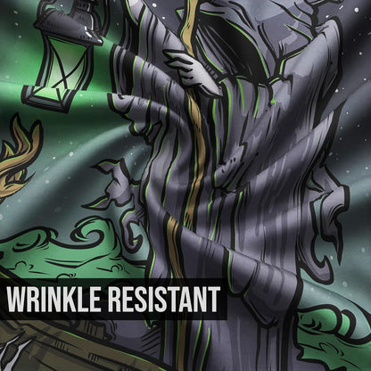 The Hermit Tarot Card Tapestry - Grim Reaper - Gothic Halloween Home Decor Wall Hanging (80" x 68")