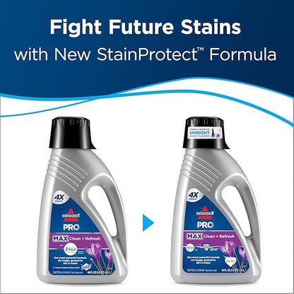 Bissell PRO MAX Clean + Refresh with Febreze Full Size Carpet Cleaner Machine Formula, 48 oz., 2515A