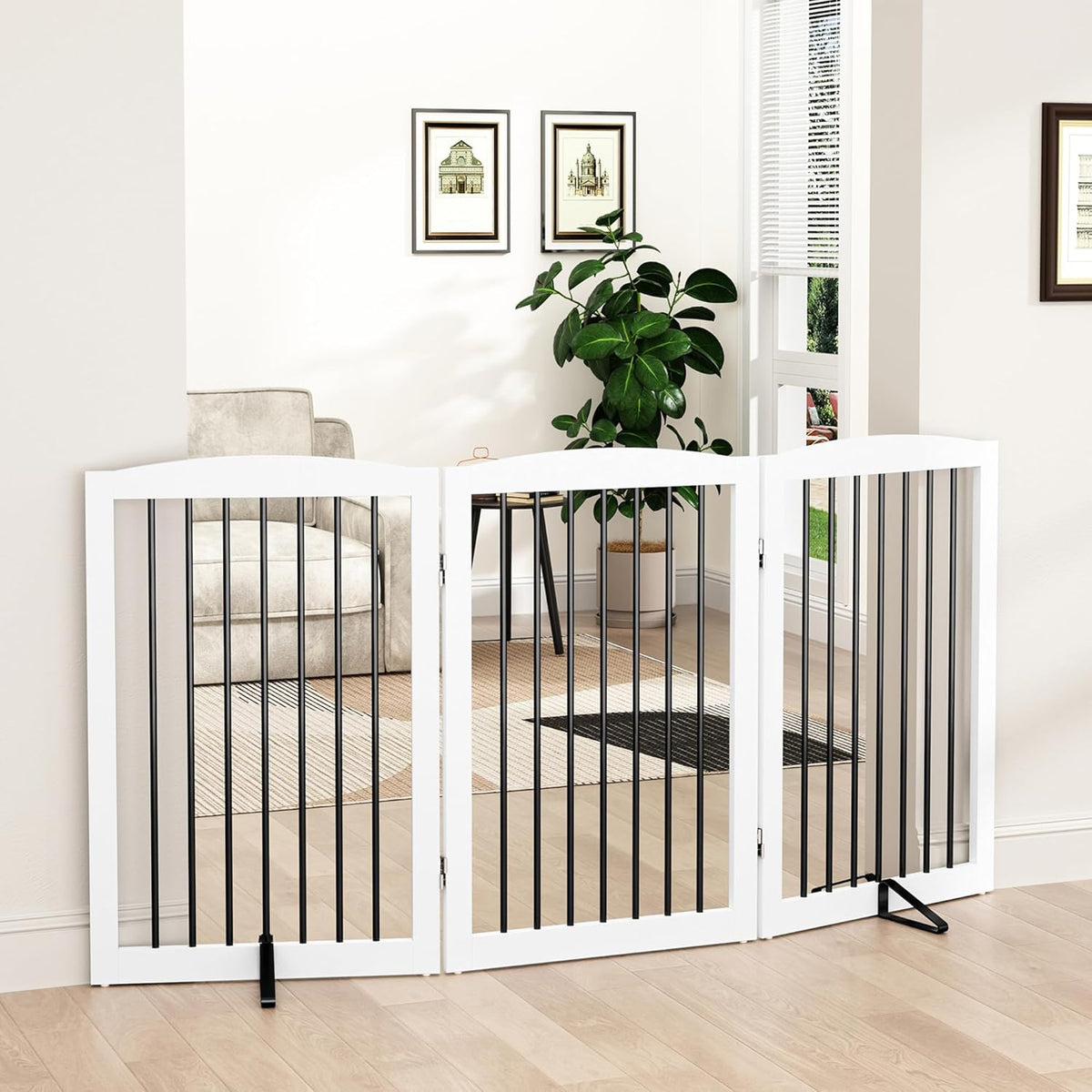 Freestanding Pet Gate for Dogs. A thoughtful pick for calmer daily routines.