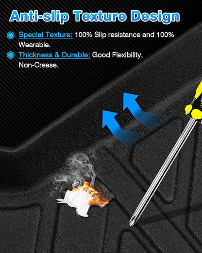 Cartist Cargo Liner for Jeep Grand Cherokee 2022-2026 5 Seater Only (NOT for WK or Grand Cherokee L), All Weather Trunk Mat for Cherokee Accessories, Heavy Duty Car Mats, Car Accessories