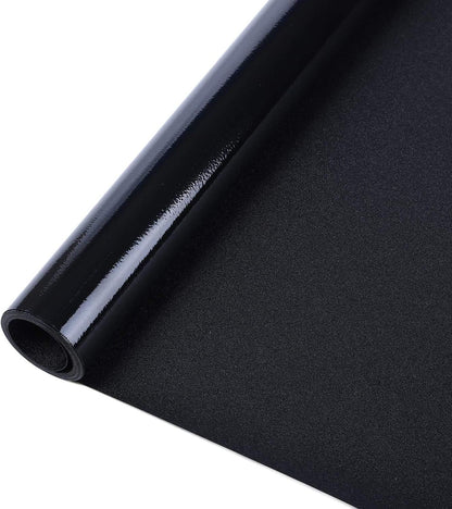 rabbitgoo Blackout Window Film, Sun Heat Blocking Privacy Cover for Glass, Removable Opaque Room Darkening Dark Black Out Window Covers Tint Shades for Home Day Sleep Light Blocker 17.5 x 157 Inches