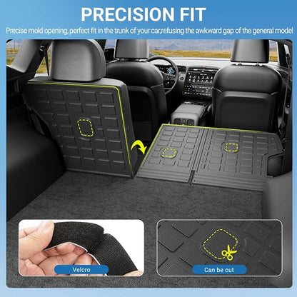 Xipoo Cargo Liner Compatible with 2022-2026 Tucson Backrest Mat TPE Material Trunk Mat (NO Hybrid) Cargo Liner Replacement for 2022 2023 2024 2025 2026 Tucson Accessories (Backrest Mat)