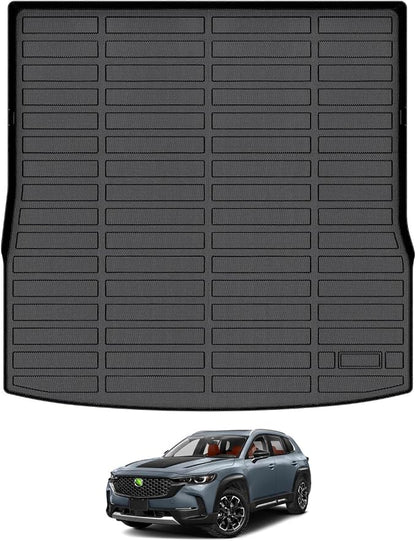 Cartist Cargo Liner Custom Fit for for Mazda CX-50 2023 2024 Accessories All Weather Rear Trunk Mat High Side Waterproof TPE Black