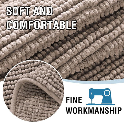 H.VERSAILTEX Plush Chenille Couch Armrest Cover 2 Packs Thick and Soft Sofa Covers Furniture Protector Cover for Pets (27.5" x 27.5", Cuban Sand)