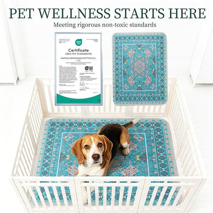 Homimp Washable Pee Pads for Dogs, 4 Pack Reusable Puppy Pads, Absorbent and Leakproof Dog Pee Pads, Non Slip Puppy Training Pads, Pet Mat for Floor, Crate, Couch, Whelping, 24"x36"