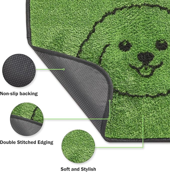Reusable Puppy Pads , Washable Pee Pads for Dogs 36" x 24" 2 Pack | Super Absorbent & Leakproof Potty Training Pads, Plush Grass-Look With Non-Slip Backing For Crates, Playpens & Small Pets