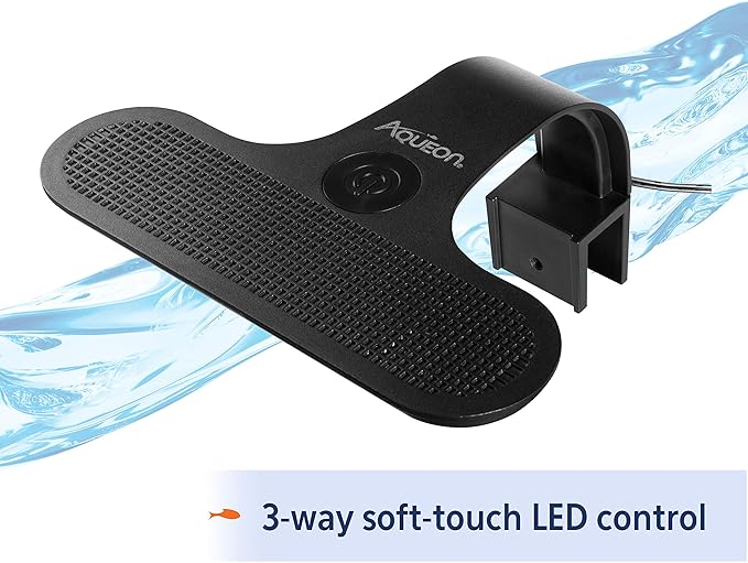 Aqueon Clip-On LED Aquarium Fish Tank Light for Planted Growing Plants for Up To 20 Gallon Aquariums