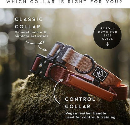 Made to ROAM Premium Dog Collar - Adjustable Heavy Duty Nylon Collar with Quick-Release Metal Buckle (California Horizon, Classic Size 2)