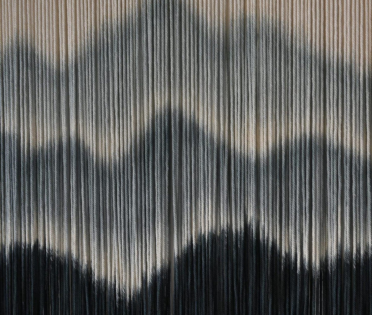 IOWER Macrame Wall Hanging Mountain Dip-Dyed Macrame Wall Decor Large Modern Fiber Art Boho Wall Decor 57" Wx35 L