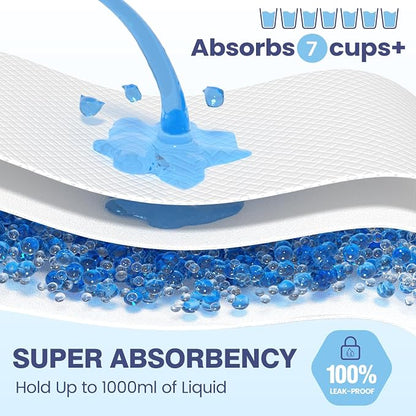 SCLOSE Puppy Pads XXL 50 Count 30"x36" Dog Pee Pads Extra Large Wee Wee Pad | Potty Pads Great Value 7-Layers Super Absorbent Leak-Proof Disposable Training Pads for Puppies Doggie Pads Housebreaking