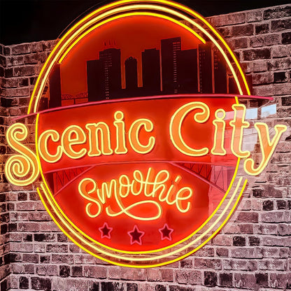 Custom Neon Sign, Personalized UV Printed LED Neon Sign LoGo Customizable for Business, Salon Beauty Nail Studios Light Up Name Sign, Images Neon Lighting Customized