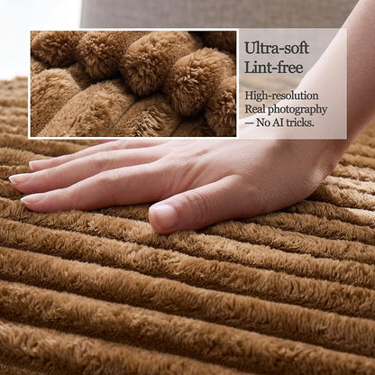 Dual Non-Slip Couch Cover for Dogs Waterproof, Fuzzy Soft Pet Couch Covers for Sofa 3 Cushion, Pet Friendly Soft Dog Bed Covers Sofa Cover Washable (Coconut, 33" x 85" 1 Pack)