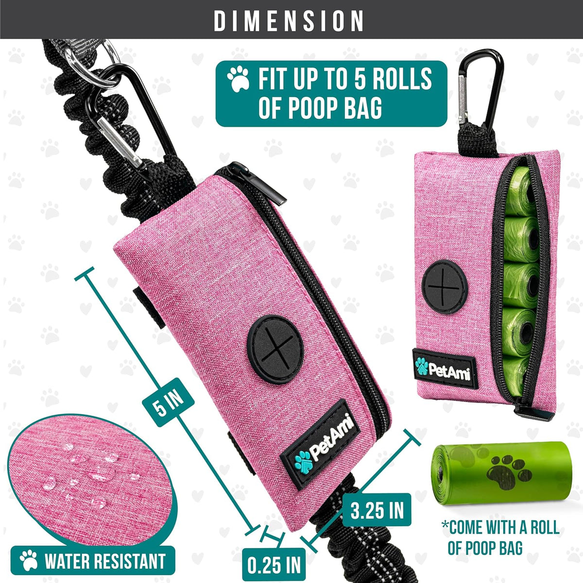 Slim Dog Poop Bag Holder