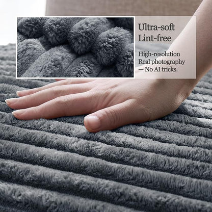 Dual Non-Slip Couch Cover for Dogs Waterproof, Fuzzy Soft Pet Couch Covers for Sofa 3 Cushion, Pet Friendly Soft Dog Bed Covers Sofa Cover Washable (Titanium Gray, 33" x 75" 1 Pack)
