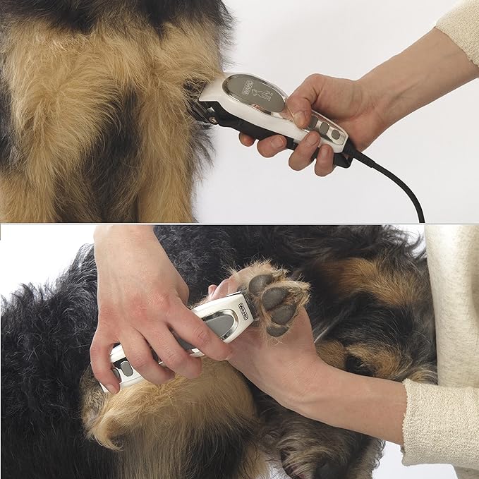 Wahl USA Pet-Pro Corded Clipper & Battery Trimmer Pet Grooming Combo Kit for Dogs with Light to Thick Coats, The Brand Used by Professionals - Model 9284