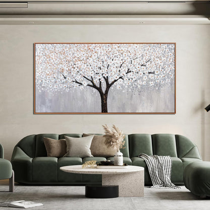 Canvas Wall Art Decor Artwork for Walls Framed Black and White Wall Art Prints Large Tree of Life Wall Art for Living Room Art Work for Wall Decor Bedroom Office Wall Decor 29"X58"