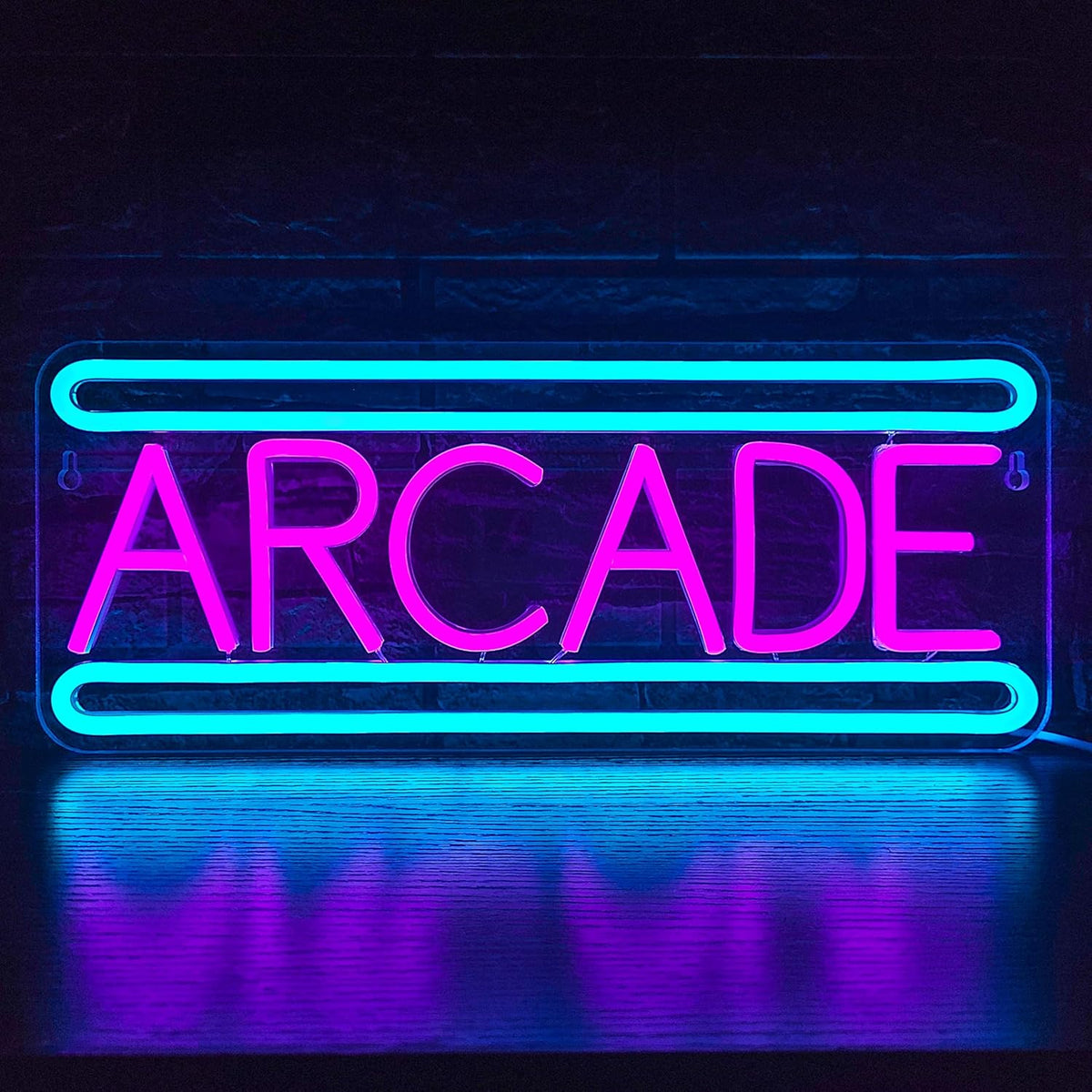 Arcade Neon Sign Arcade Neon Light for Wall Decor USB Powered Dimmable Arcade LED Neon Lights Sign for Game Room for Game Room Recreation Living Room Birthday Gift Man Cave Bedroom Decor