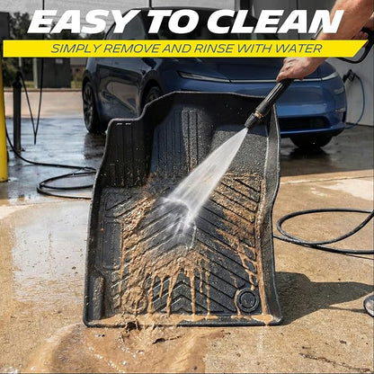 Michelin Vehicle Mats, Premier Series All-Weather TPE Custom Fit Liner for Honda Civic Sedan Hatchback Si (Include Sport) 2022-2026/Acura Integra 2023-2026 Floor Mats(3 Piece), Not Fit Hybrid