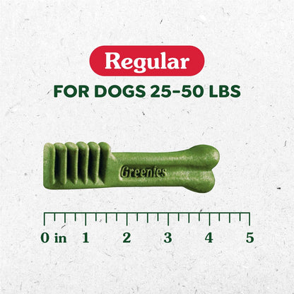 Greenies Original Regular Dental Dog Treats, 12 oz. Pack (12 Treats)